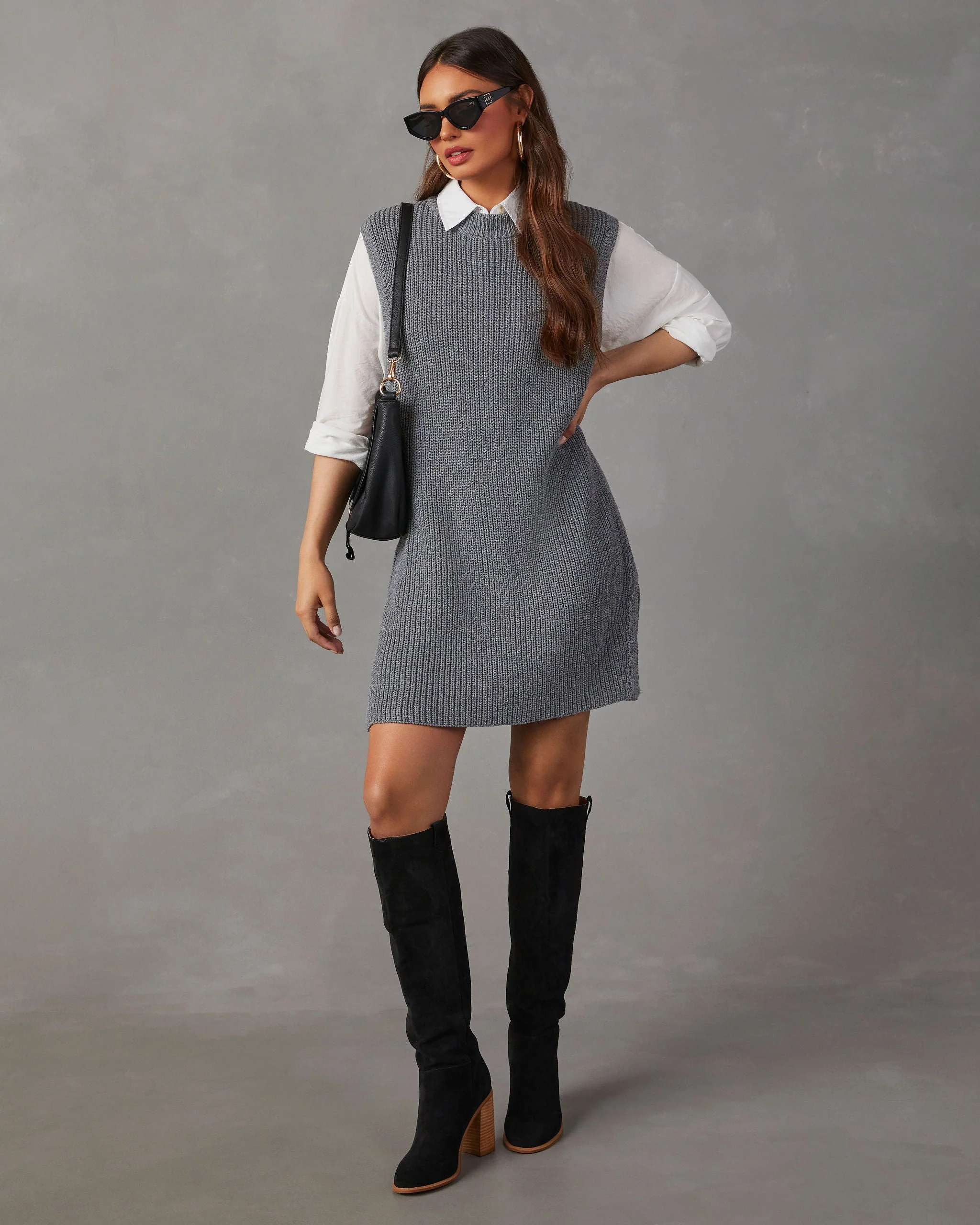 Let Her Be Knit Mini Dress