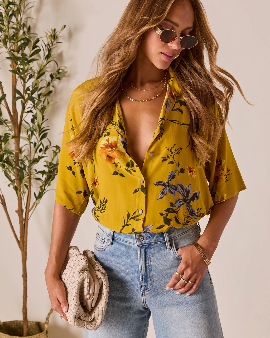 Nakita Button Up Top