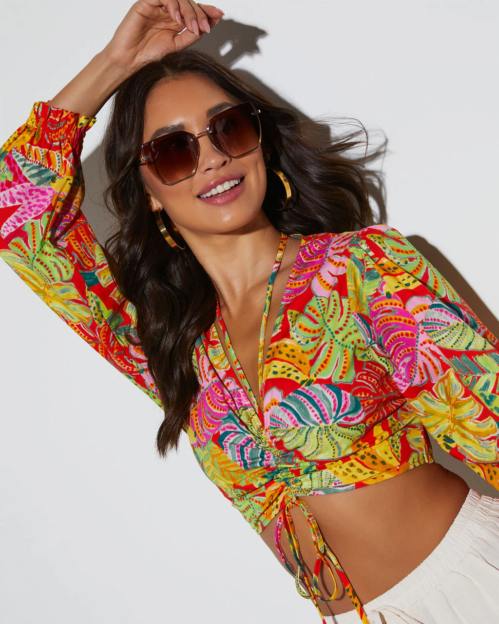 Hollywood Frameless Square Sunglasses