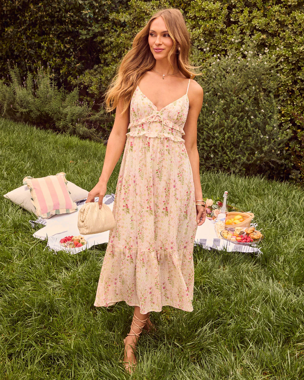 Sweet Love Floral Midi Dress