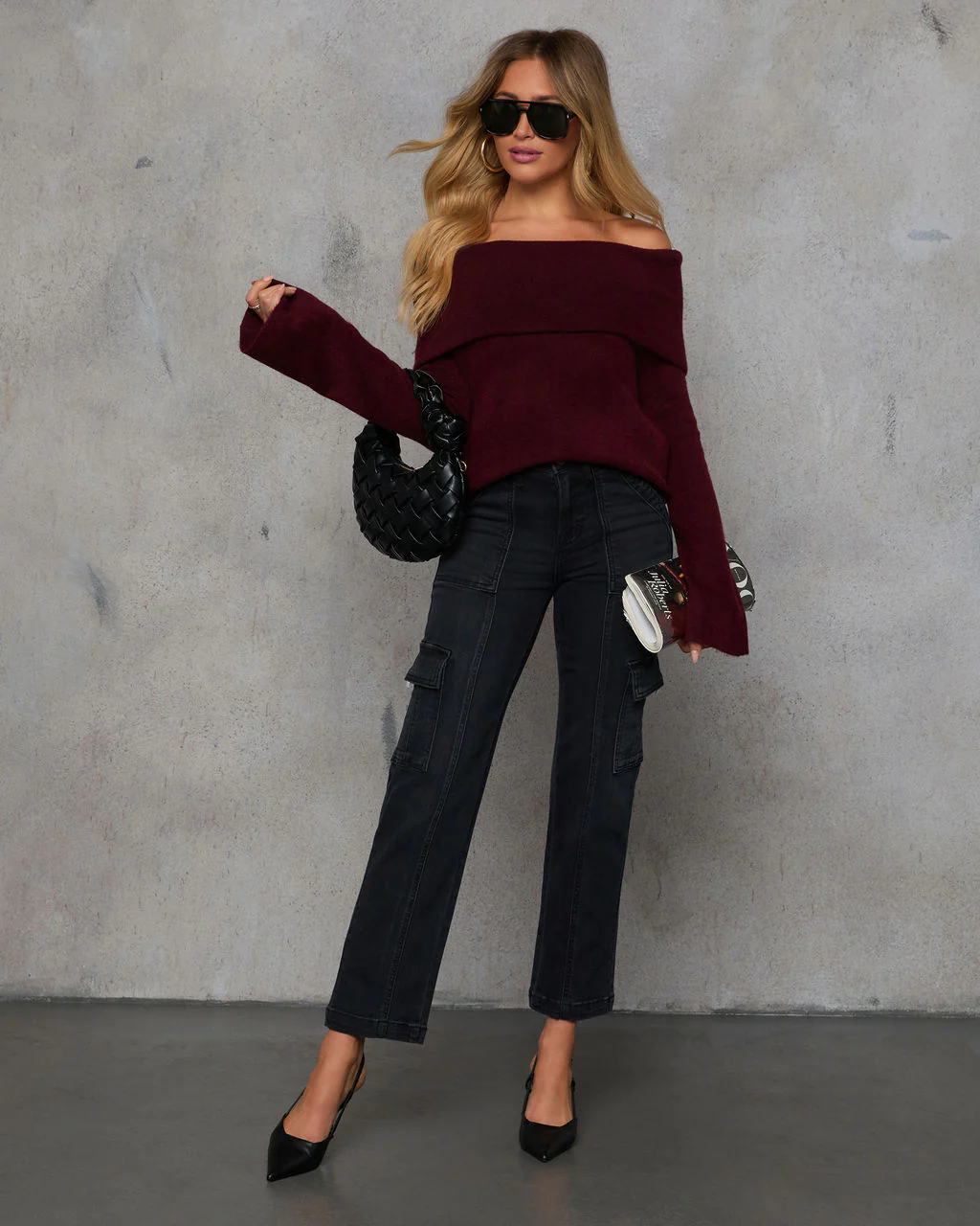 Dalton Super Stretch Straight Leg Cargo Jeans