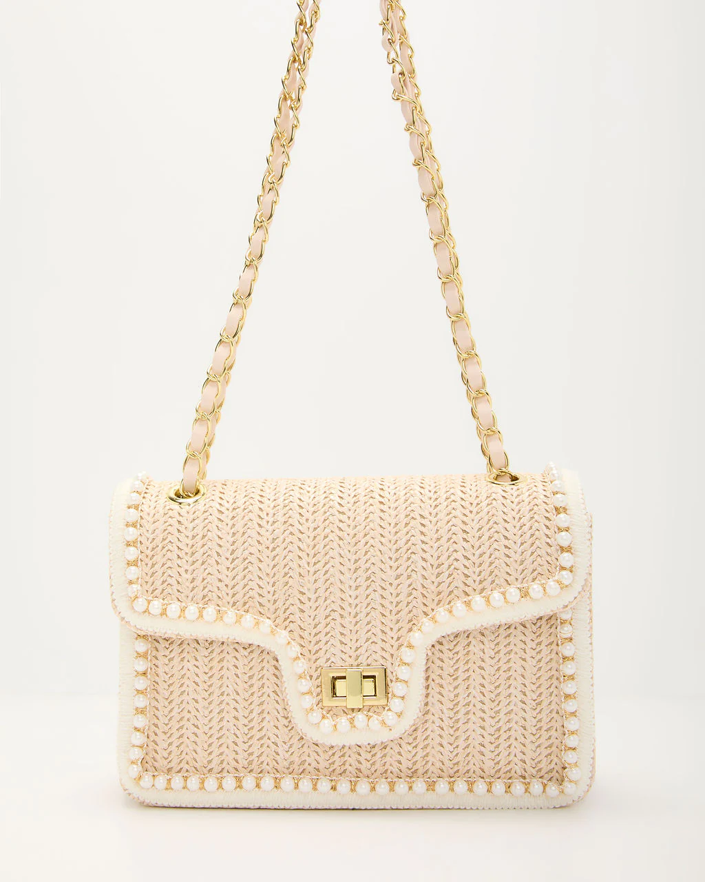 Jenie Straw Shoulder Bag